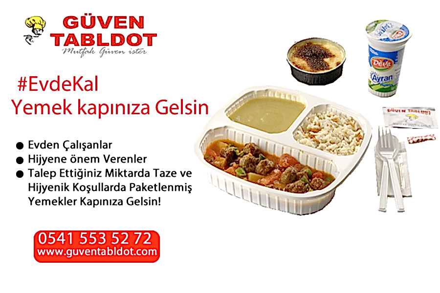 #EvdeKal Yemek Kapınıza Gelsin